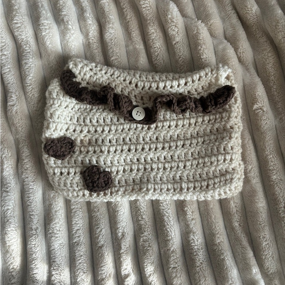 Crochet Book Case Cover